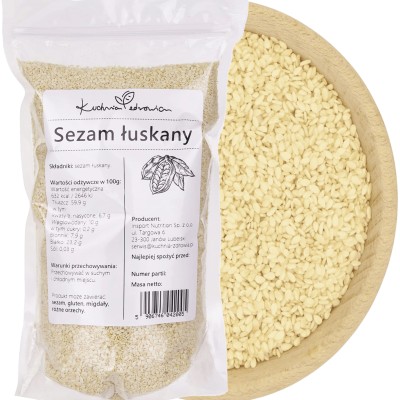 Sezam Łuskany Biały 200g...