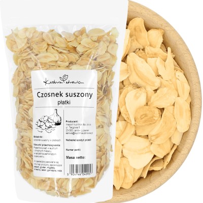 Czosnek Suszony Płatki 100g...