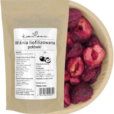 Wiśnie Liofilizowane Połówki
