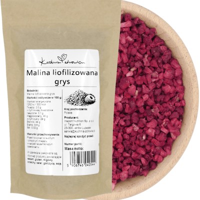 Maliny Liofilizowane Grys...