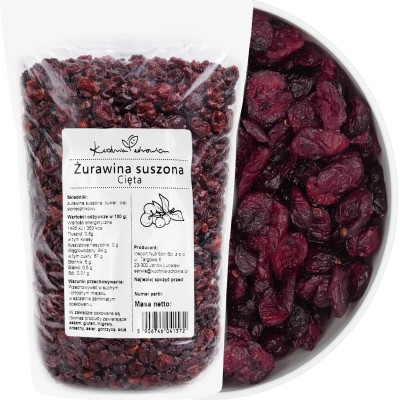 Żurawina Suszona Cięta 1kg...