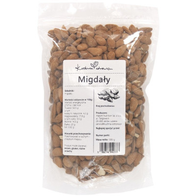 Migdały 1kg Kuchnia Zdrowia