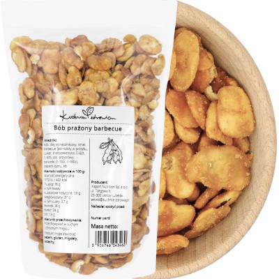 Bób Prażony Barbecue 500g...