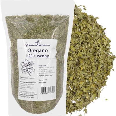 Oregano Suszone Liść 200g...
