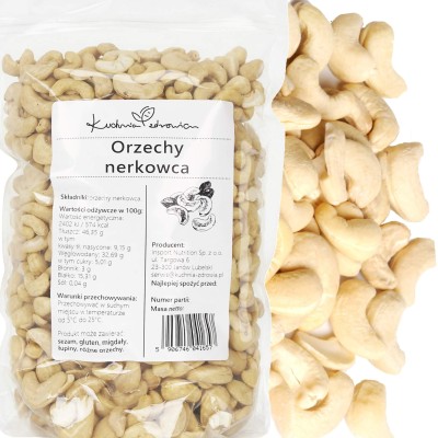 Orzechy Nerkowca Całe 500g...