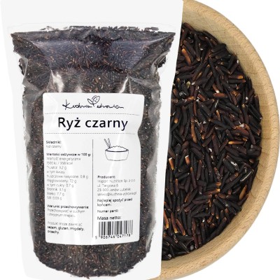 Ryż Czarny 1kg Kuchnia Zdrowia
