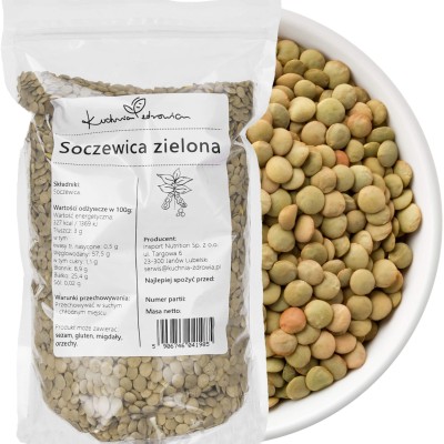 Soczewica Zielona 1kg...