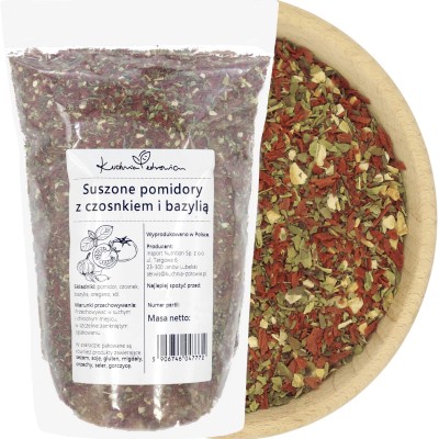 Suszone Pomidory z Bazylią...