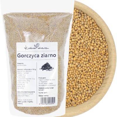 Gorczyca Ziarno 1kg Kuchnia...