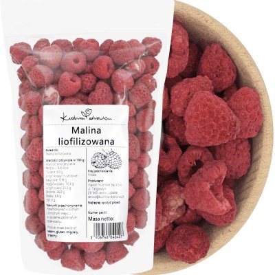 Maliny Liofilizowane Całe...
