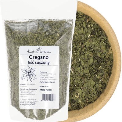 Oregano Suszone Liść 200g...
