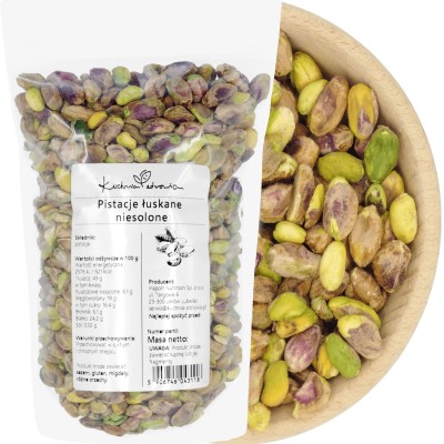 Pistacje Łuskane Niesolone