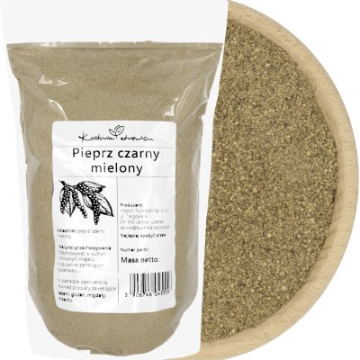 Pieprz Czarny Mielony 1kg...