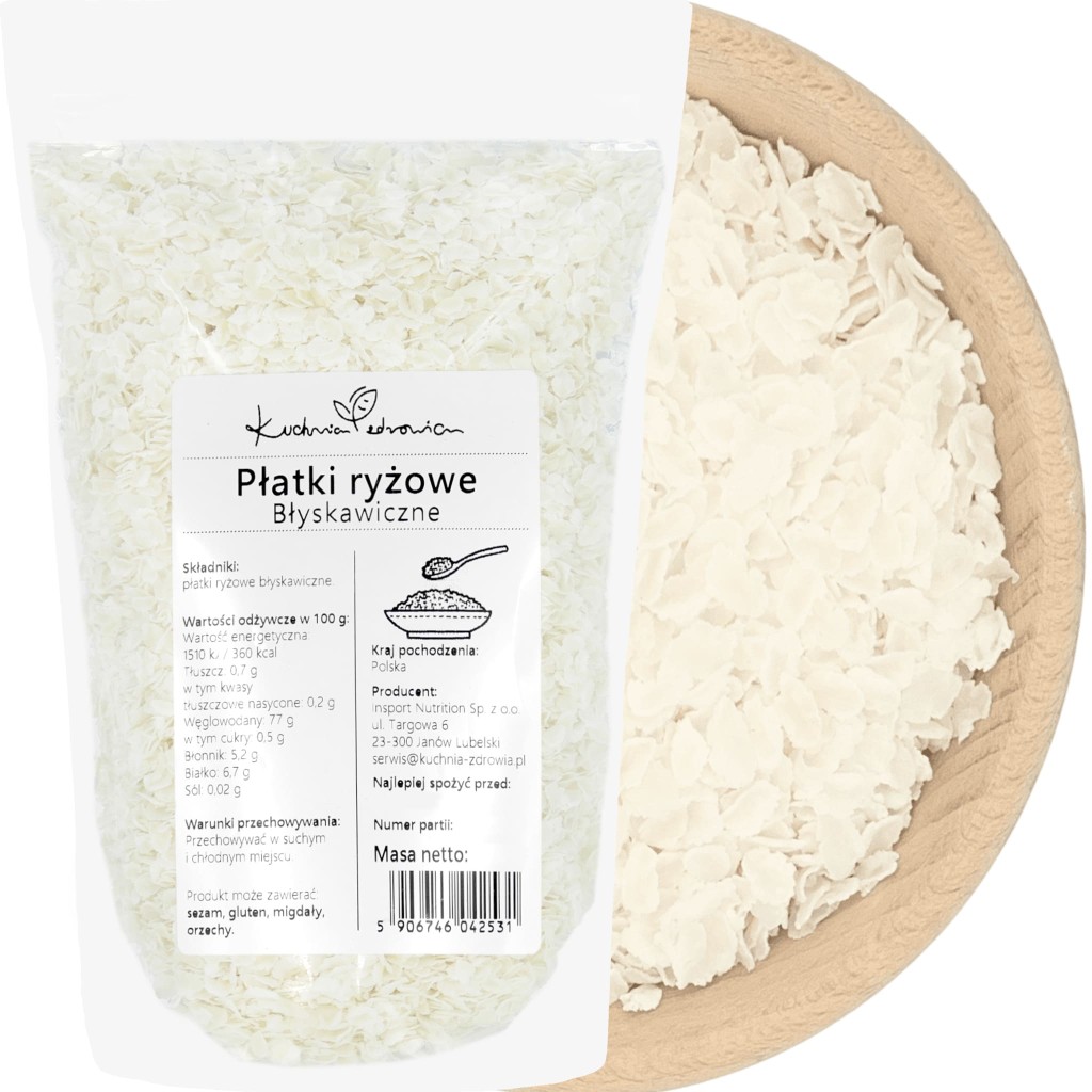 Płatki Ryżowe Błyskawiczne 1kg