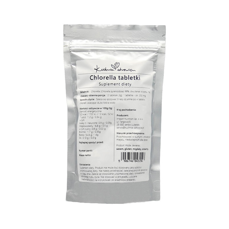 Kuchnia Zdrowia Chlorella tabletki 250g