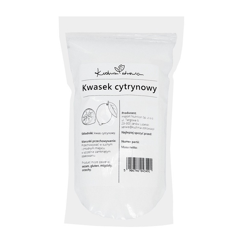 Kuchnia Zdrowia Kwasek cytrynowy 1kg