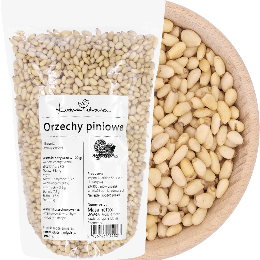 Orzechy Piniowe (Wybierz wagę: 100g)