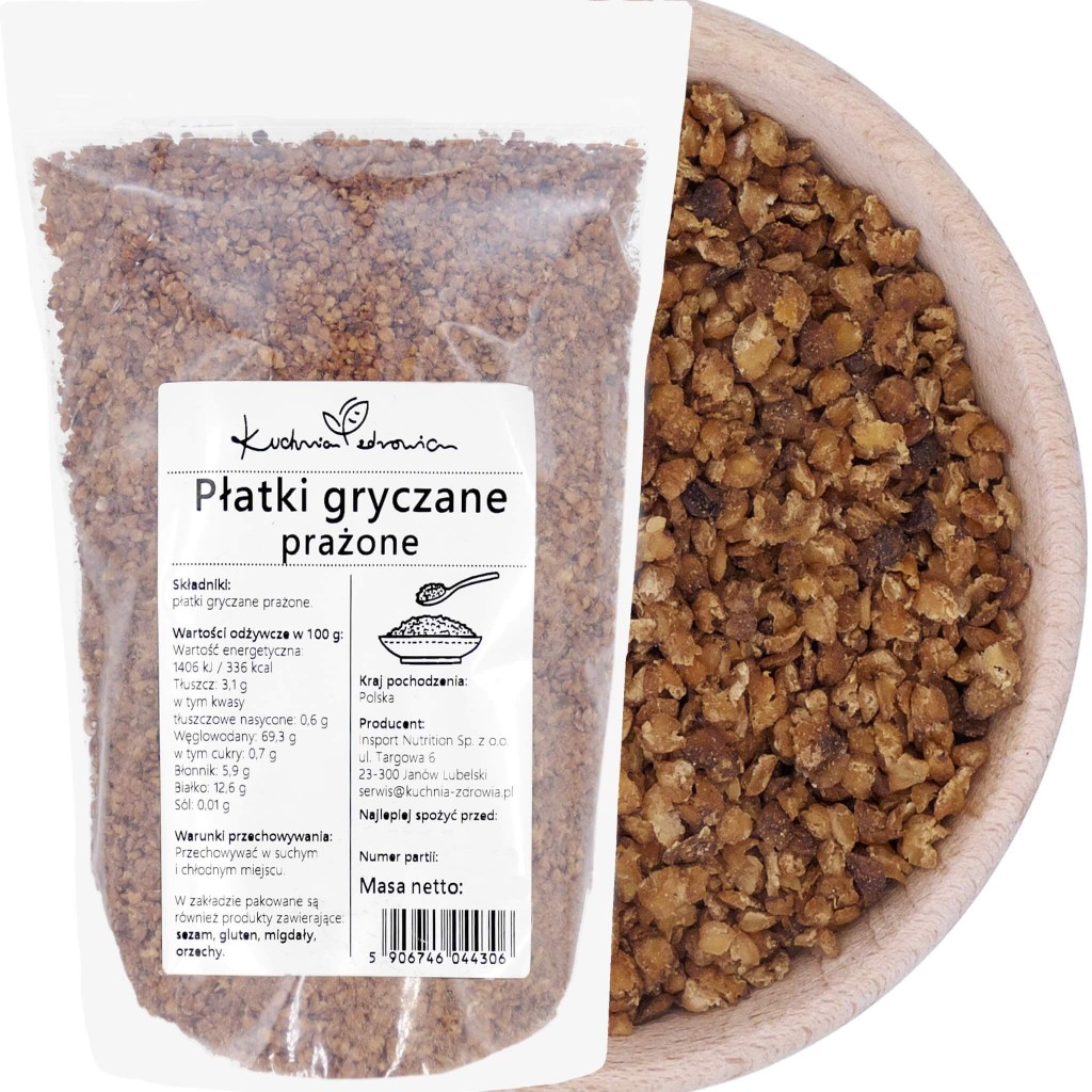 Płatki Gryczane Prażone 1kg