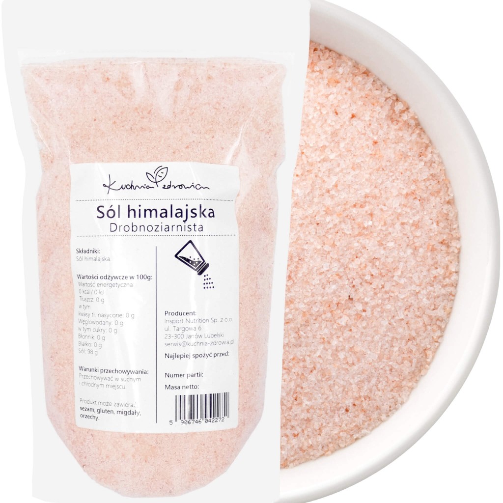 Sól Himalajska Drobnoziarnista 1kg